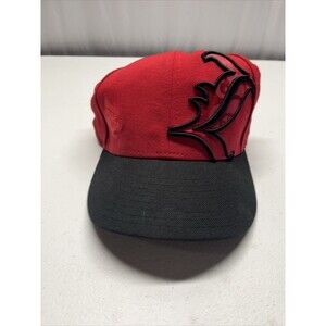 Louisville Cardinals RED Zephyr Hat Cap Fitted 7 1/8